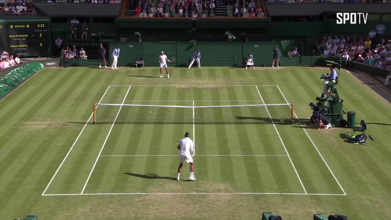 SPOTV Indonesia on Twitter "Wimbledon Momen ketika Nick Kyrgios