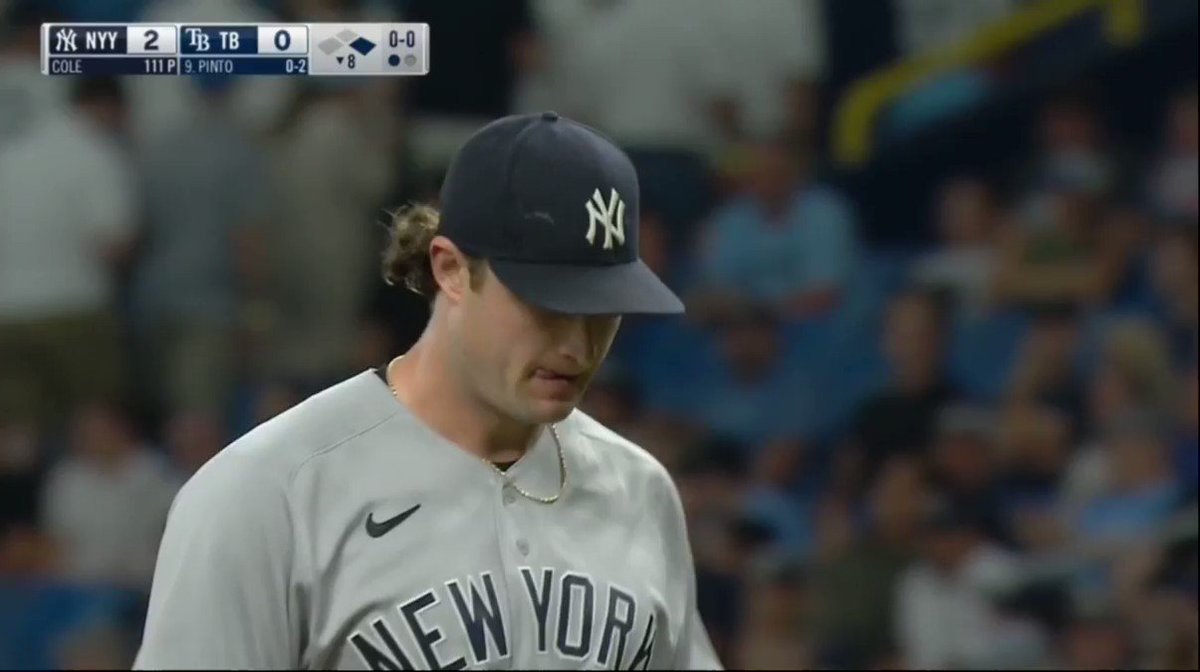 RT @TalkinYanks: Gerrit Cole gets a standing ovation in Tampa as he exits in the 8th https://t.co/e5rsxRQpQK