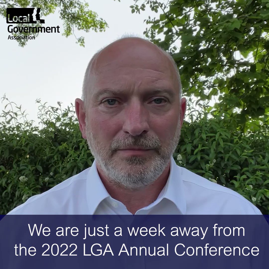 RT @LGAcomms Just ONE week left until #LGAConf22!

Our Chief Executive @MarkLloydLGA has given us a brief snapshot of what we have planned for the biggest event in the #LocalGov calendar. 

Want to find out more? Visit our conference webpage 👉 https://t.co/9OrkTJS3v1