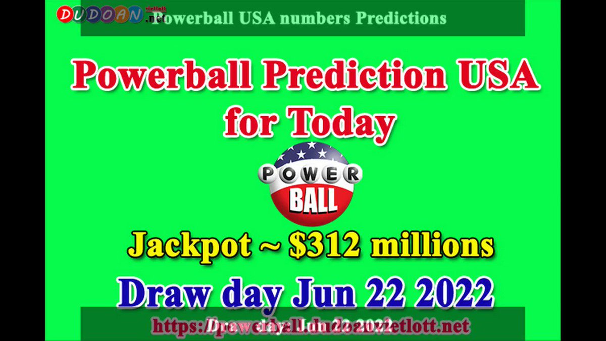 How to get Powerball USA numbers predictions on Wednesday 22-06-2022? Jackpot ~ $312 millions -> https://t.co/3XUFRdzkln https://t.co/eKgNUoevU2