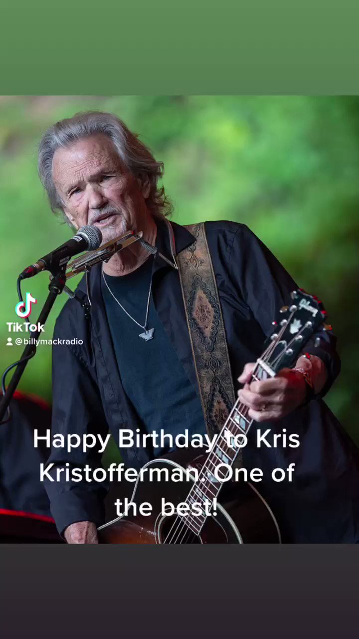 Happy Birthday to Kris Kristofferson! One of the best.  