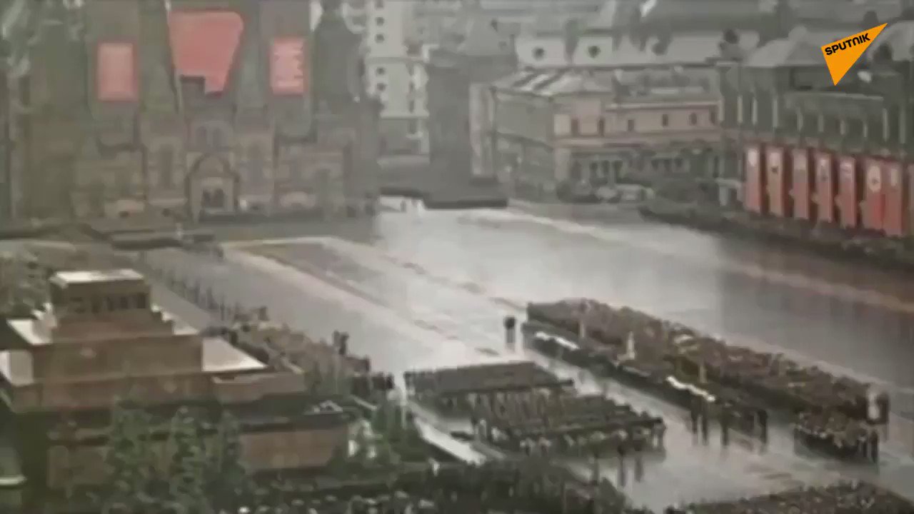 Парад Победы 1945 мавзолей