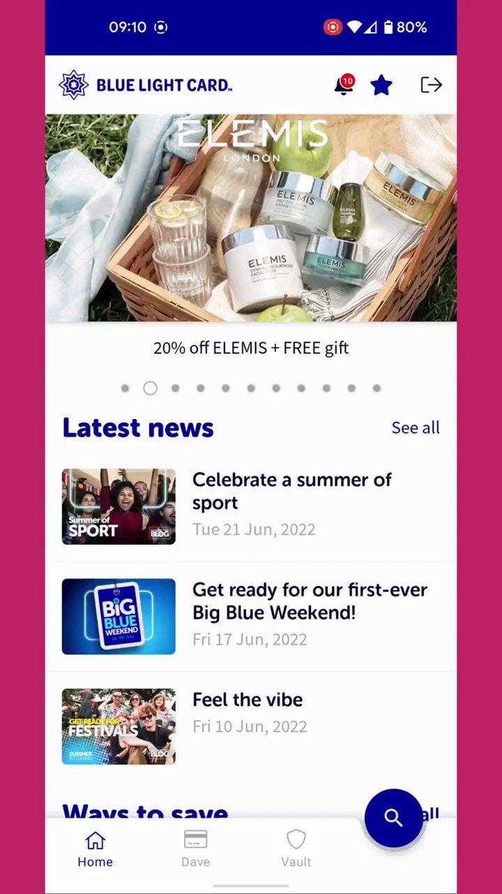 Blue Light Card (bluelightcard) / Twitter