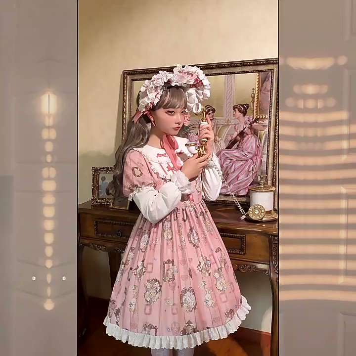 LO40 オリジナル jsk ロリータ opワンピ 衣装 復古 かわいい 大人女性