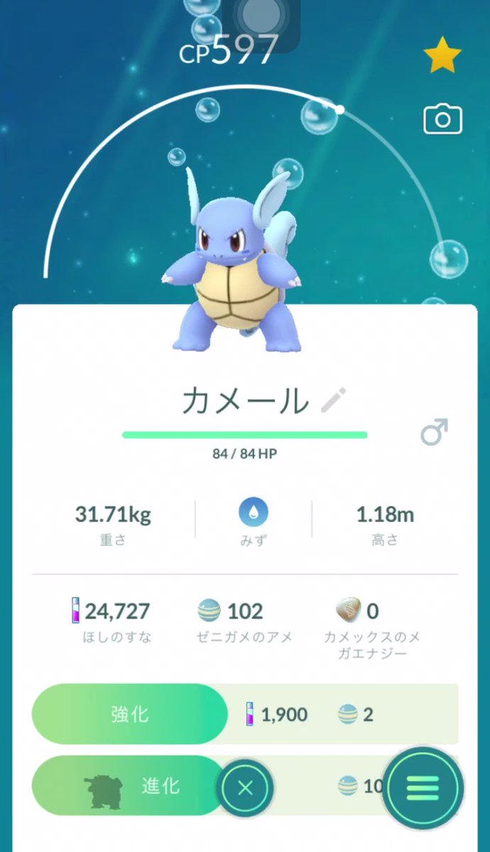 ポケモンgo カメールの入手方法 能力 技まとめ 攻略大百科
