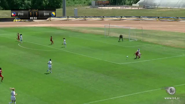 📽️ The Filipinas took the lead late in the match as @guillouk6 sent it to the top corner!!! 

🔵 #PHIvBIH 🔴 #LabanFilipinas ⚪️ #ParaSaBayan 🟡 #RisingTogether”