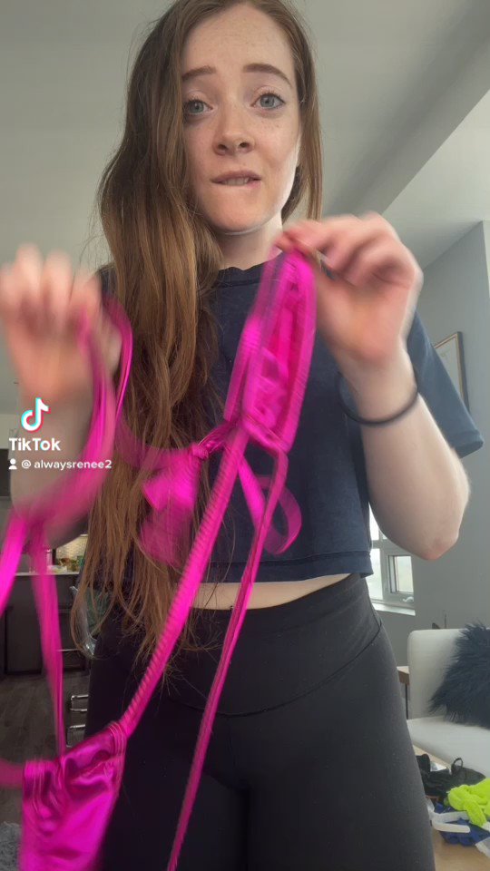 RedheadWinter on Twitter "Micro bikini try on! Success 👅👅 https //t