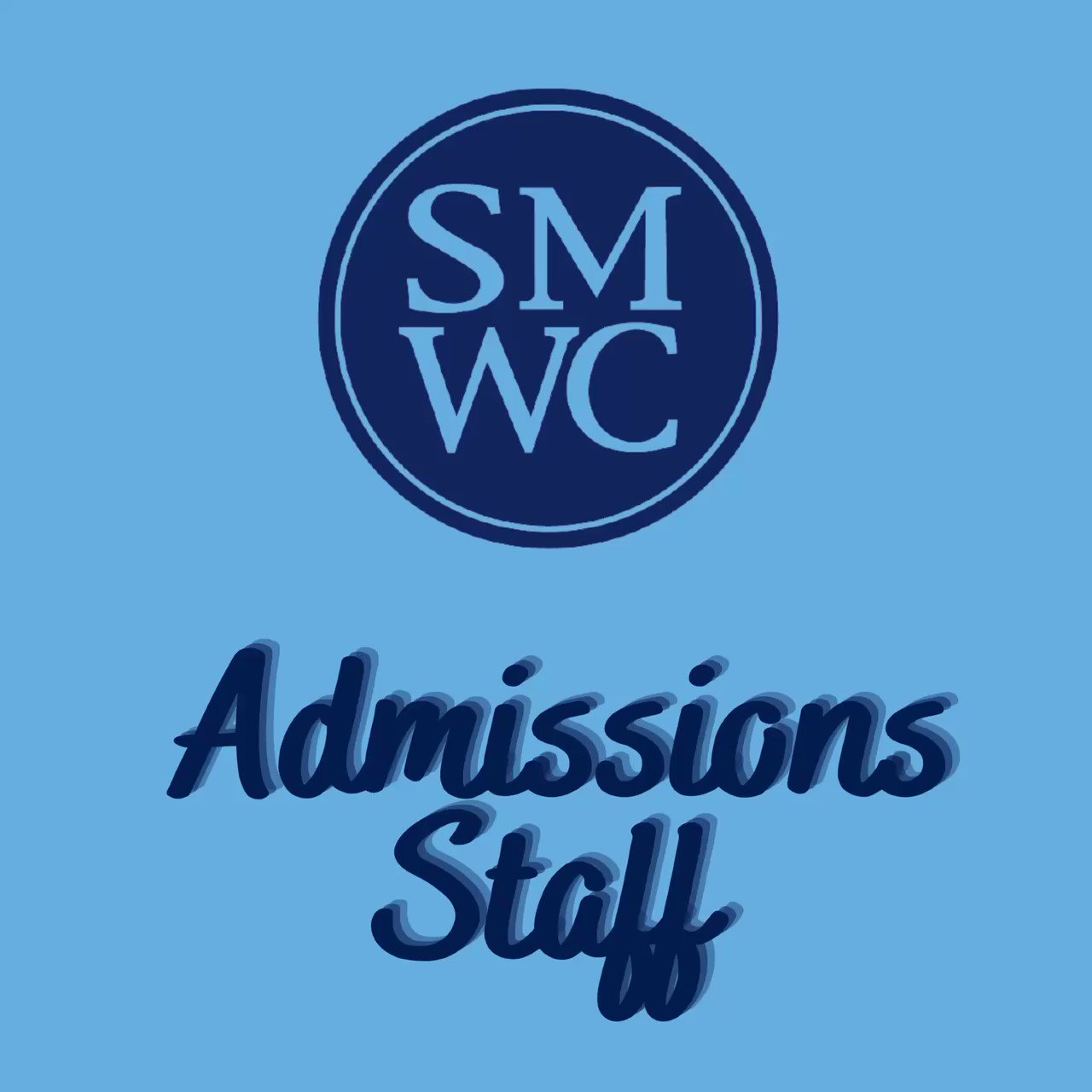 SMWC Admissions On Twitter There Have Been Some Changes To The Admissions Office Staff Here s SMWC Admissions On Twitter There Have Been Some Changes To The Admissions Office Staff Here s