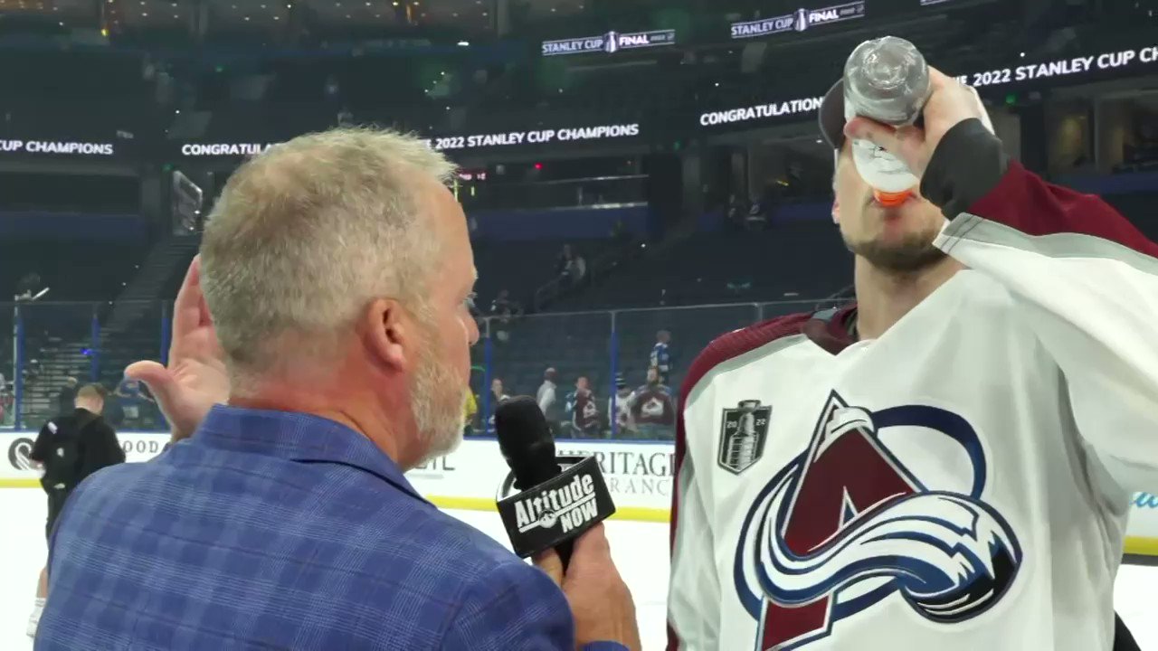 Colorado Avalanche Erik Johnson Slays After Hours Interview