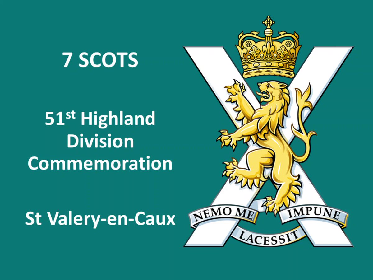 HRFCA Head of Engagement Michelle McKearnon and @7SCOTS were honoured to recently attend commemoration events in @VilleStValery for the 82nd anniversary of the Battle of #StValery. ⬇️ 