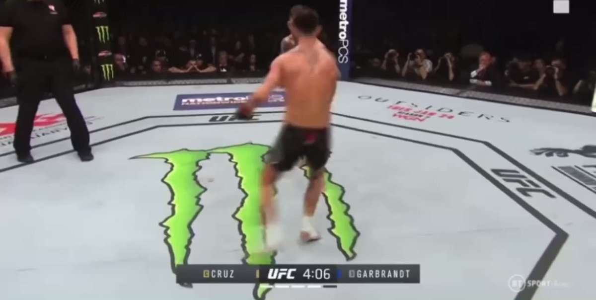 RT @TheArtOfWar6: Dominick Cruz refusing to go unconscious https://t.co/cQs90D6iky