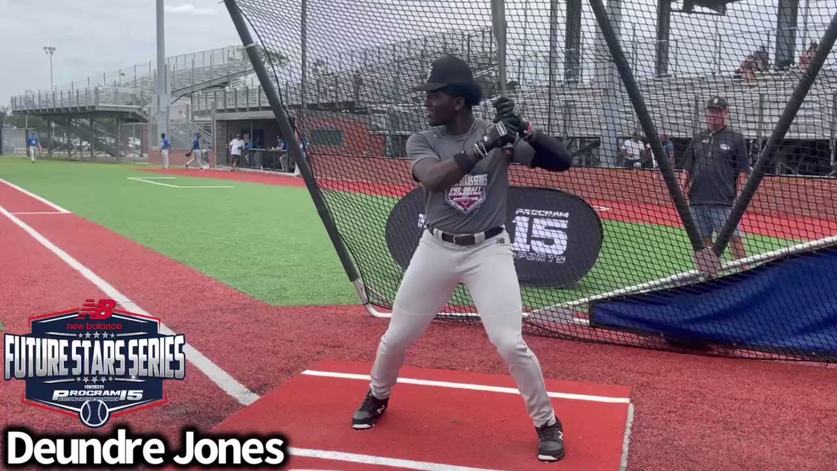Jeremy Booth on Twitter "RT ftrstarsseries Texas 2022 OF/1B Deundre Jones (deundrehjones25