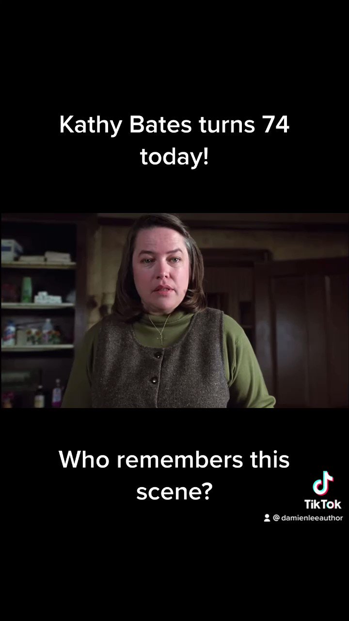 Happy birthday Kathy Bates! I can t think of anyone better to portray Annie Wilkes! 