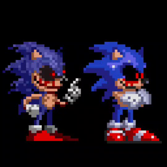 Original sonic.exe meet the sonic.exe version 2011 by