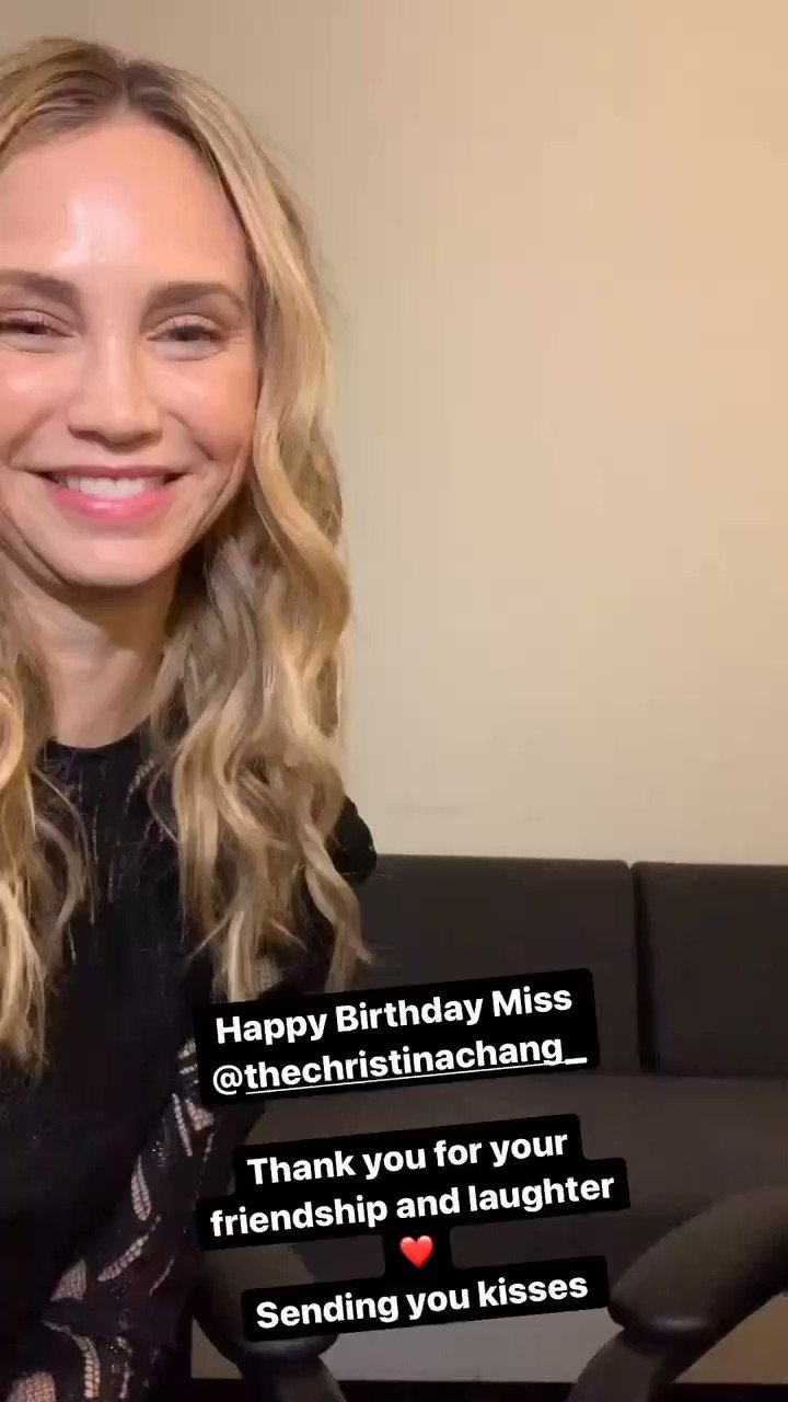 Happy Birthday to the amazing Christina Chang!! [posted by for on igs] 