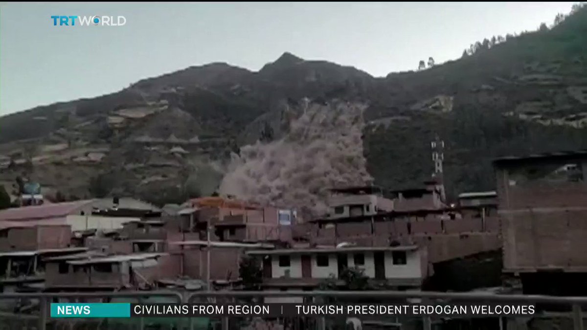 RT @TRTWorldNow: A landslide in Peru has covered nearby houses under a mass of mud and rock https://t.co/f8rE9rhSe1