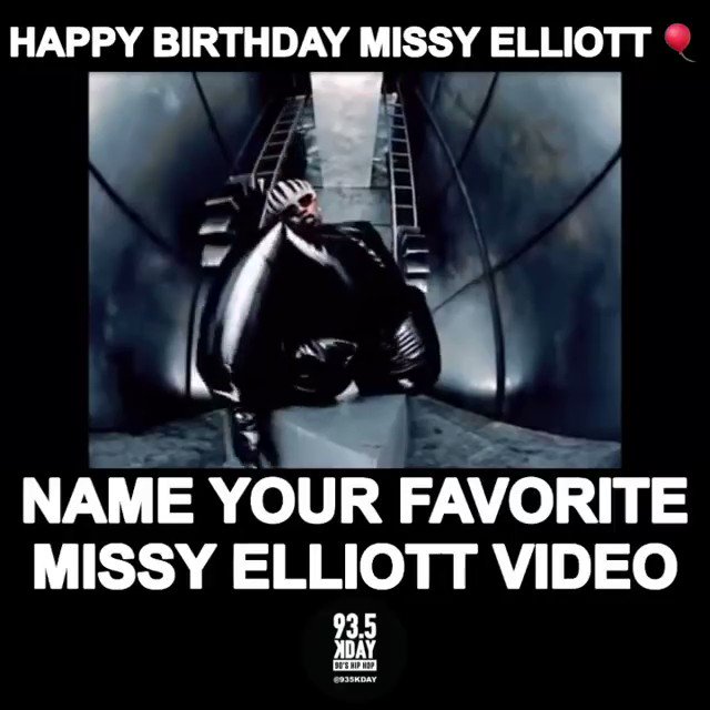 Happy Birthday to the legendary Missy Elliott   Comment Below & name your favorite video from the icon! 