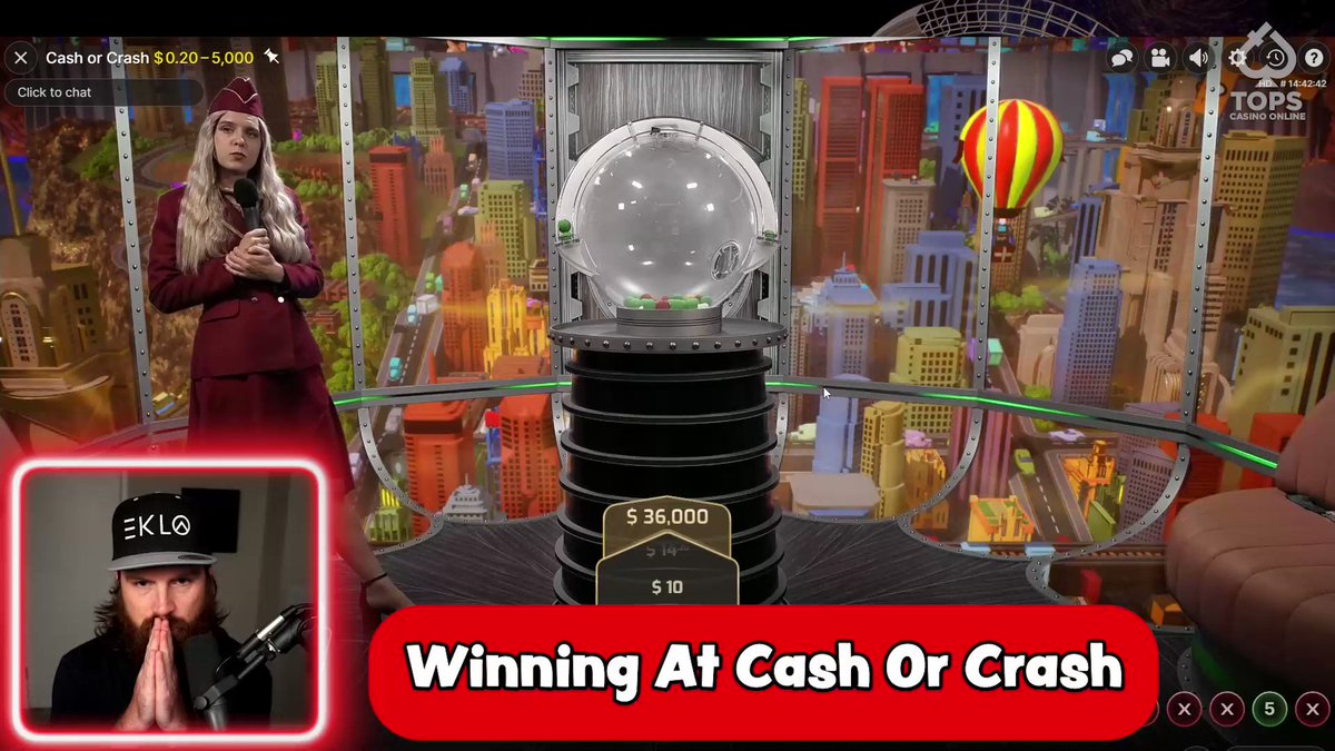 I try my luck at Cash or Crash. This live online casino game has one of the lowest house edges we&#39;ve found!

