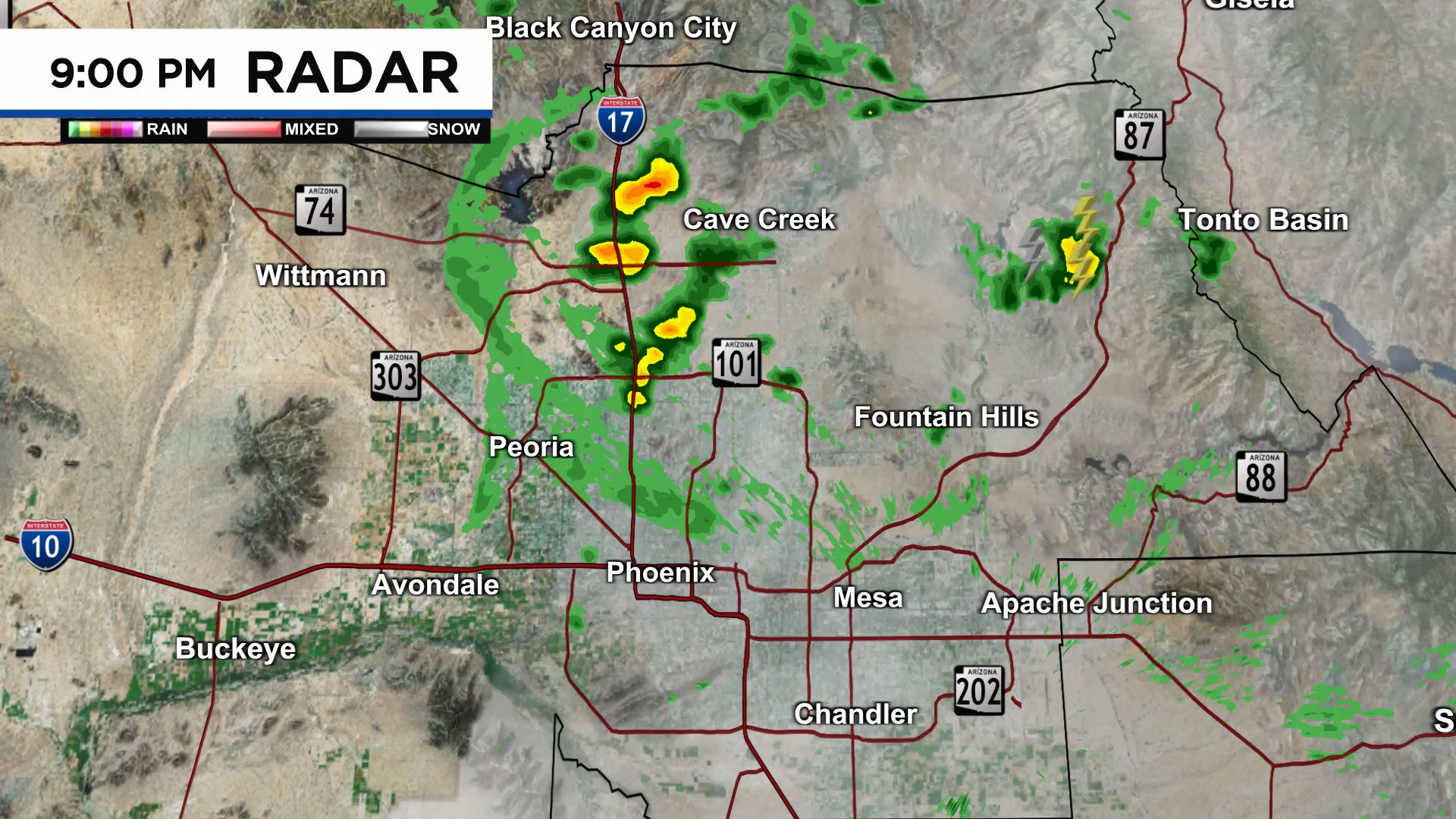 Sean McLaughlin 3TV/CBS5 on Twitter "9 PM FirstAlertWX Radar check