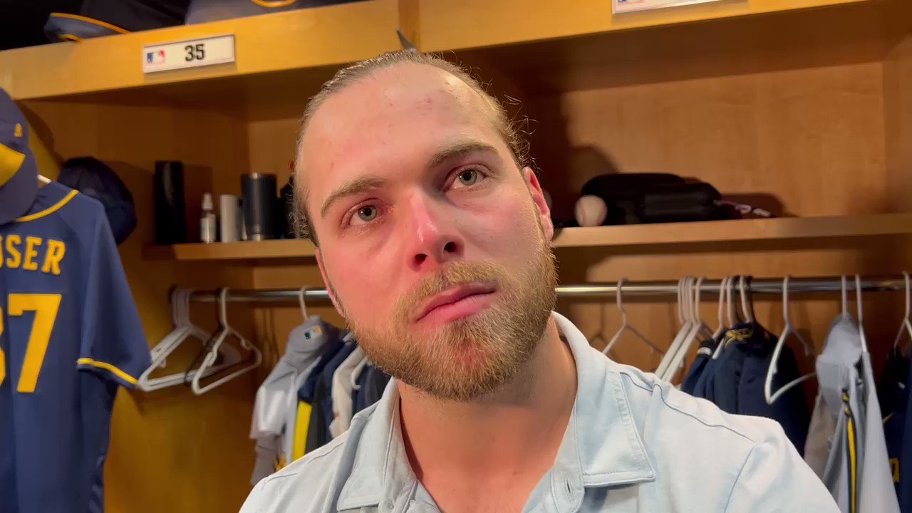 Adam McCalvy on X: Corbin Burnes on sticking to his routine as the stakes  get bigger, and whether he would pitch on short rest next week if there's  an advantage to it.