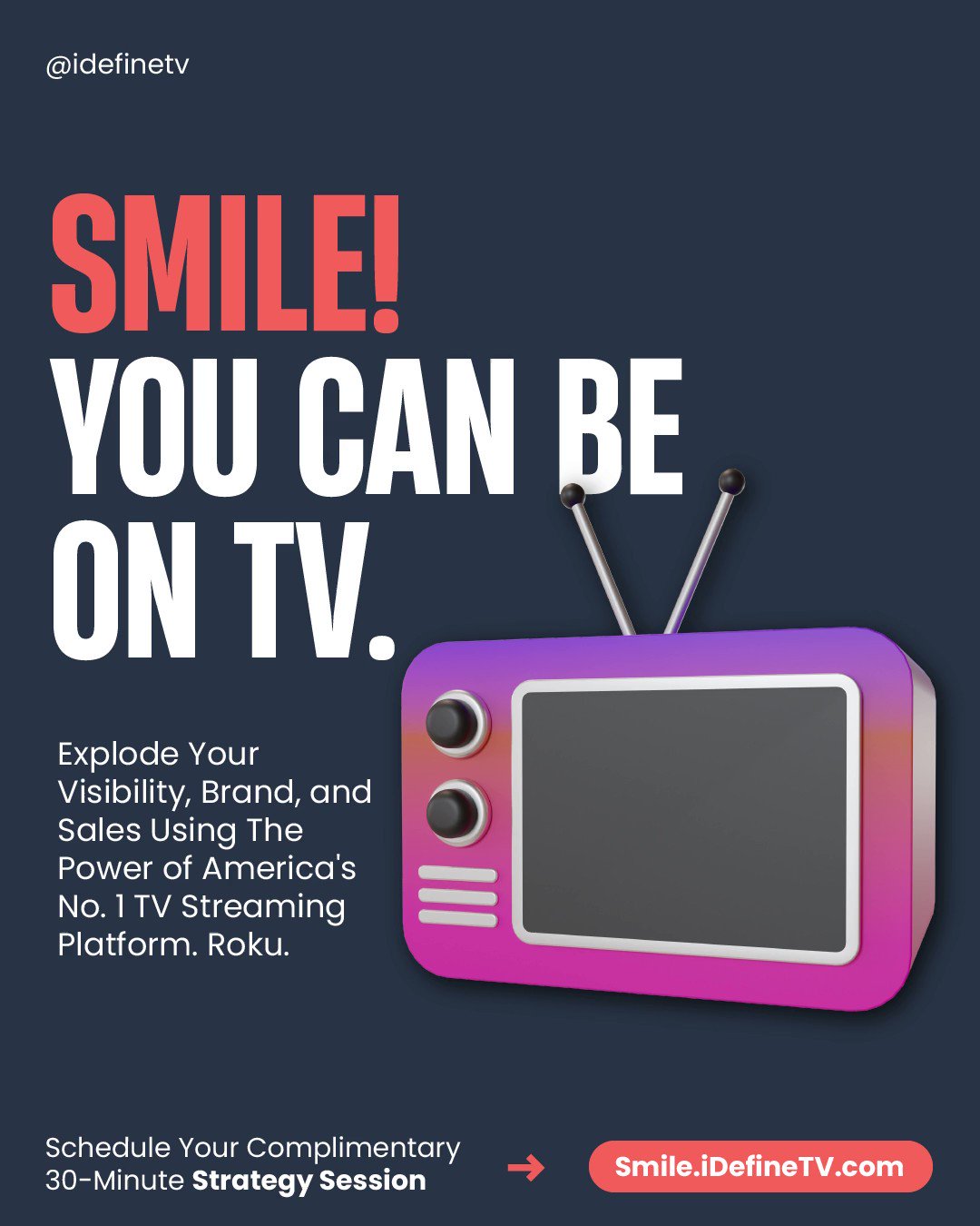 iDefineTV on Twitter: "Yes! You can be on TV! It's easy. Ready to iDefineTV on Twitter: "Yes! You can be on TV! It's easy. Ready to