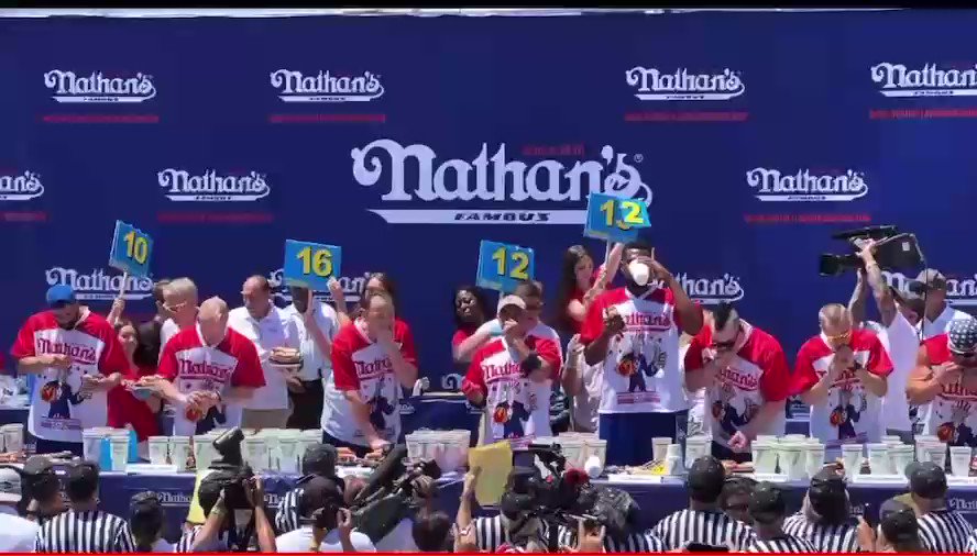 RT @barstoolsports: Joey Chestnut 

Unfazed.  https://t.co/FDIpjB5VV6