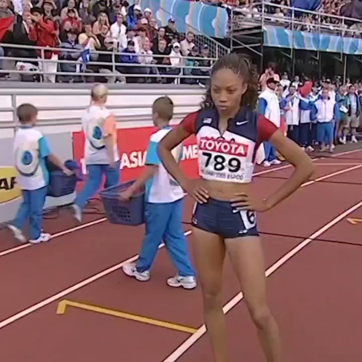 女子陸上 アメリカ代表 アリソンフェリックス 直筆サイン色紙