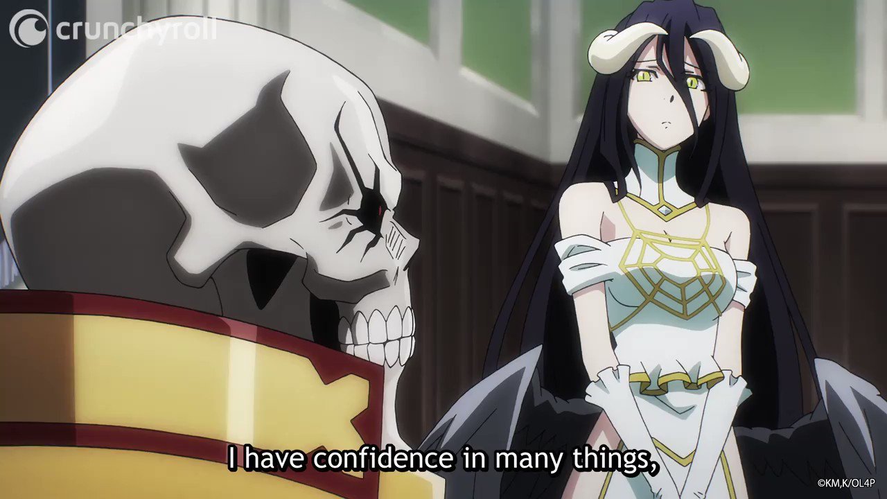 Overlord IV - Albedo é elogiada! (DUB), A Albedo não sabe lidar muito bem  com elogios 😅 (via Overlord IV), By Crunchyroll.pt