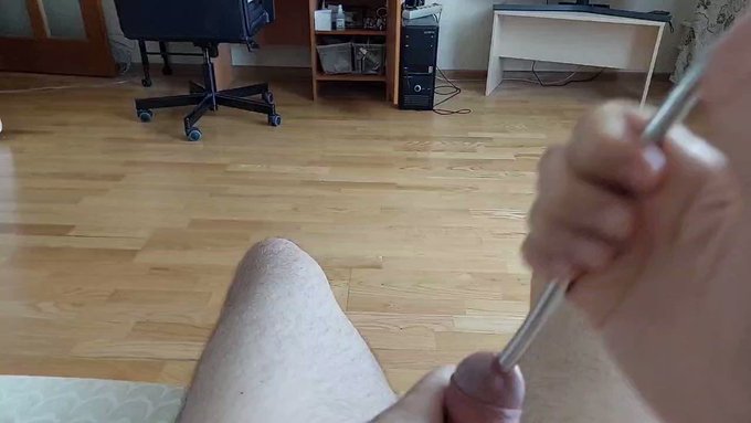 #cocksounding stabbing my peehole with hegar #soundingrod https://t.co/ga6hUdvZDg<a href="/tag/cocksounding"class="tags">#cocksounding</a><a href="/tag/soundingrod"class="tags">#soundingrod</a>