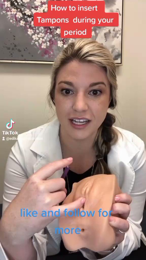 Wonders Of Science on Twitter "How To use Tampons during your period