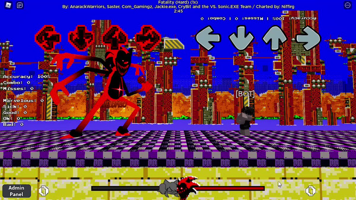 Friday Night Funkin' Vs. Sonic.exe: Fatality - Saster