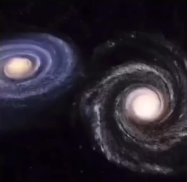 IG FooCommunity On Twitter The Left Galaxy Is The Milky Way The ig-foocommunity-on-twitter-the-left-galaxy-is-the-milky-way-the