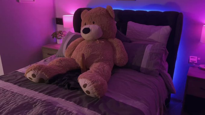Sometimes you just need to cuddle with a teddy bear, sometimes you need to fuck it hard! Watch as I fuck