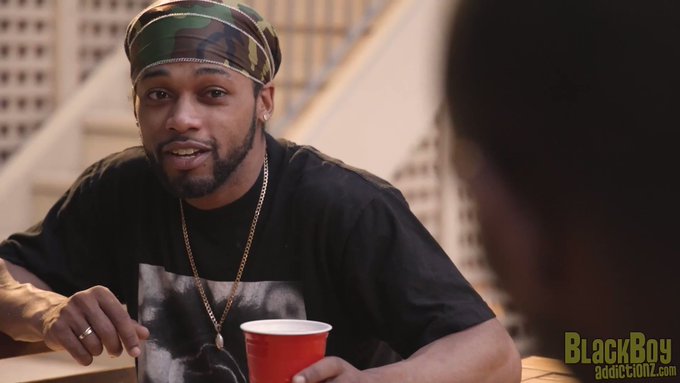 While hanging out with the guys, #Ross & @Justicebbaxxx keep catching one another's eye. After discovering