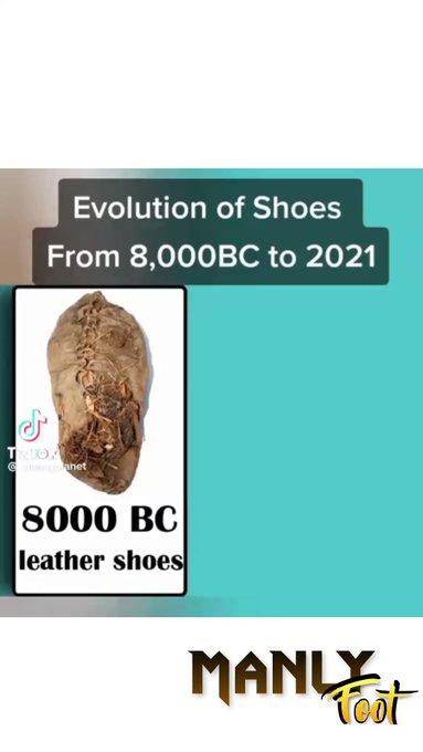 The evolution of shoes https://t.co/0ObKg9Ff3W