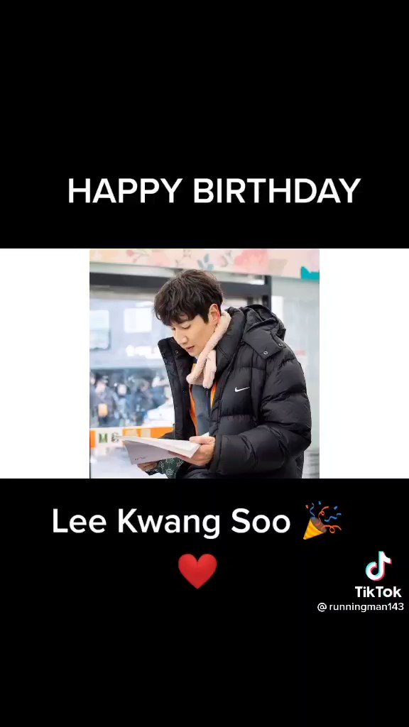 HAPPY BIRTHDAY TO LEE KWANG-SOO    14/7/1985    