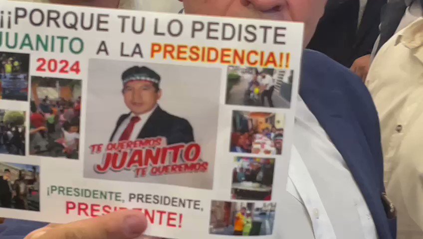 Reaparece "Juanito"; llama traidor a AMLO y se destapa para elección de 2024