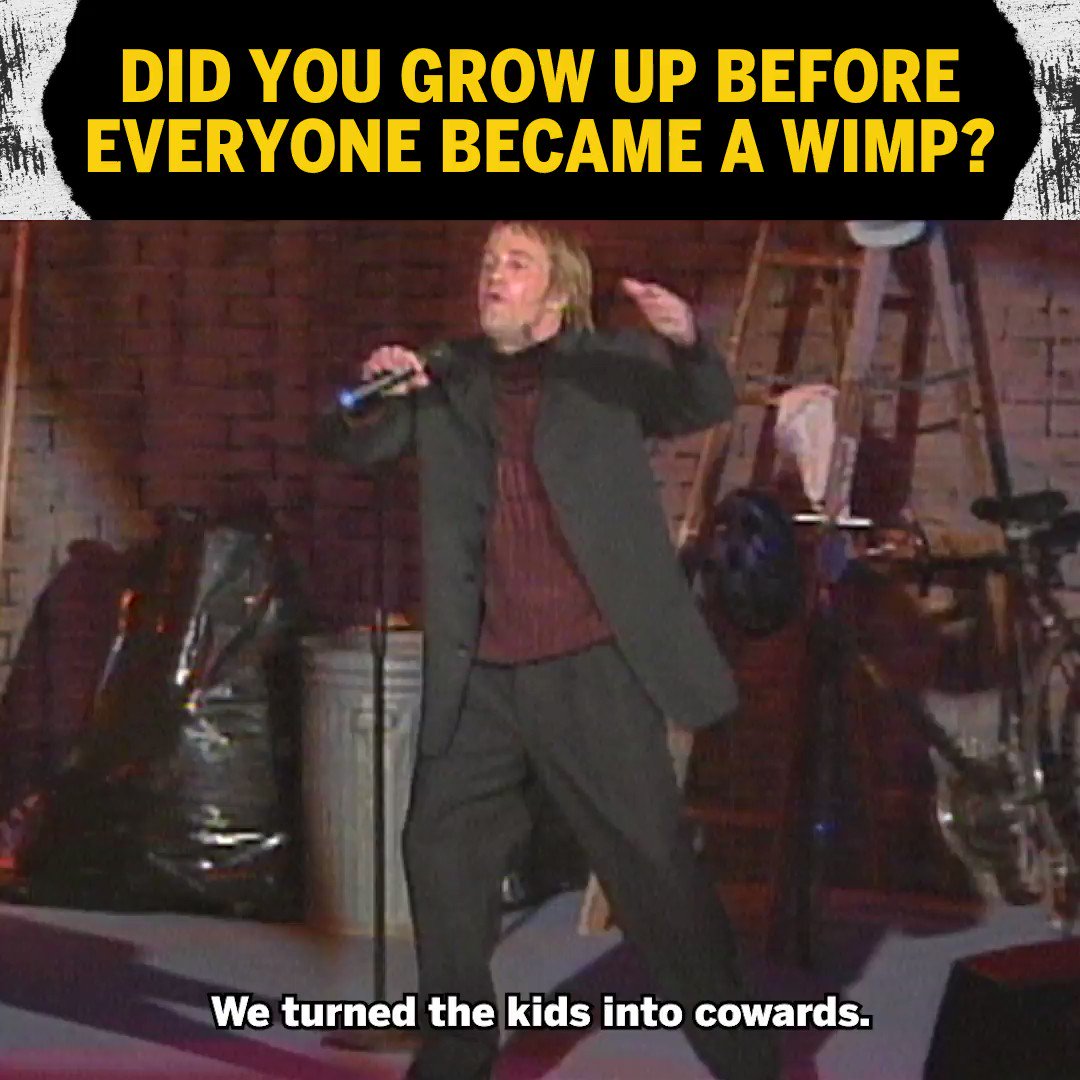 Brad Stine on Twitter "Did you grow up before everyone became a wimp