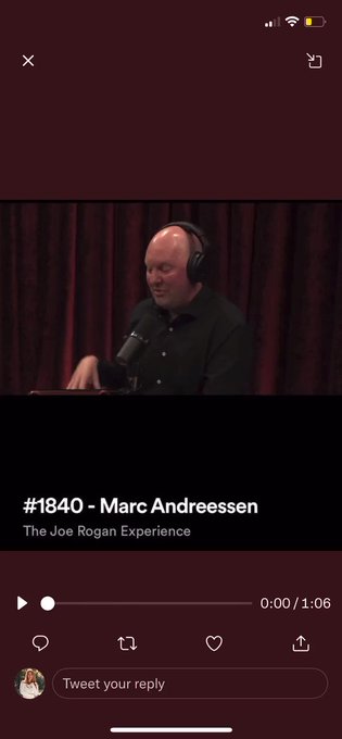 Awesome episode of JRE with @pmarca they get into a wide variety of topics and the way Marc can so (seemingly)<a class="tags" target="_blank" title="On Twitter" href="/?out=eyJ0eXAiOiJKV1QiLCJhbGciOiJIUzUxMiJ9.eyJpYXQiOjE3MTg4NDI5MDAsImlzcyI6InR3cG9ybnN0YXJzLmNvbSIsIm5iZiI6MTcxODg0MjkwMCwiZXhwIjoxNzUwMzc4OTAwLCJyZWRpcmVjdF91cmwiOiJodHRwczovL3R3aXR0ZXIuY29tL3BtYXJjYSJ9.PxwPBwosc2J7GVwpAzojIMgKVG1fRlskfW-SoPKt_yr2n-tG2YRy7hIVjRqC0xzEewXH2nTWEf41hLlSG4f4zw">@pmarca</a><a href="/tag/dogeday"class="tags"><span>#dogeday</span></a>