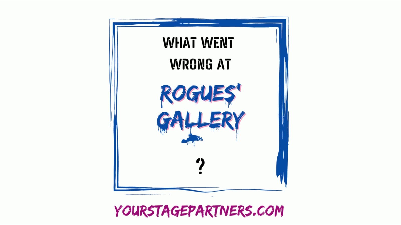 Rogues' Gallery - short play collection by Stage Partners playwrights
