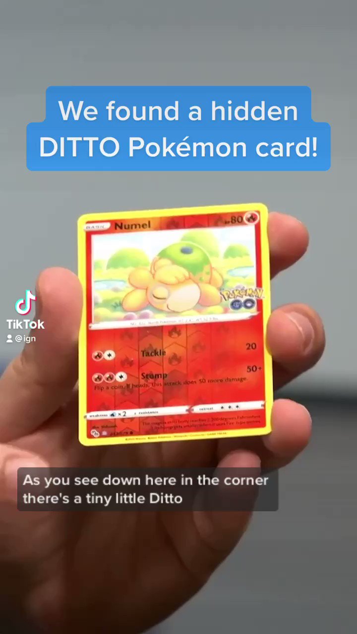 Peeling a Ditto Card in Disguise - Pokémon GO TCG Unboxing 