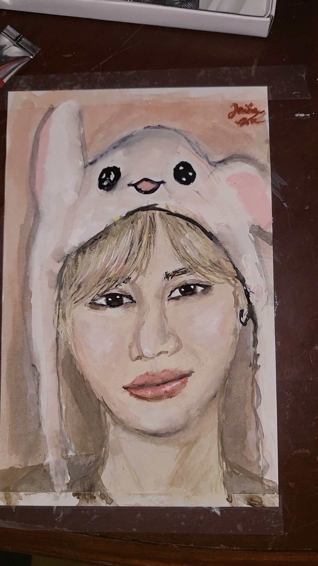 My first gouache painting 

Lee taemin happy birthday 