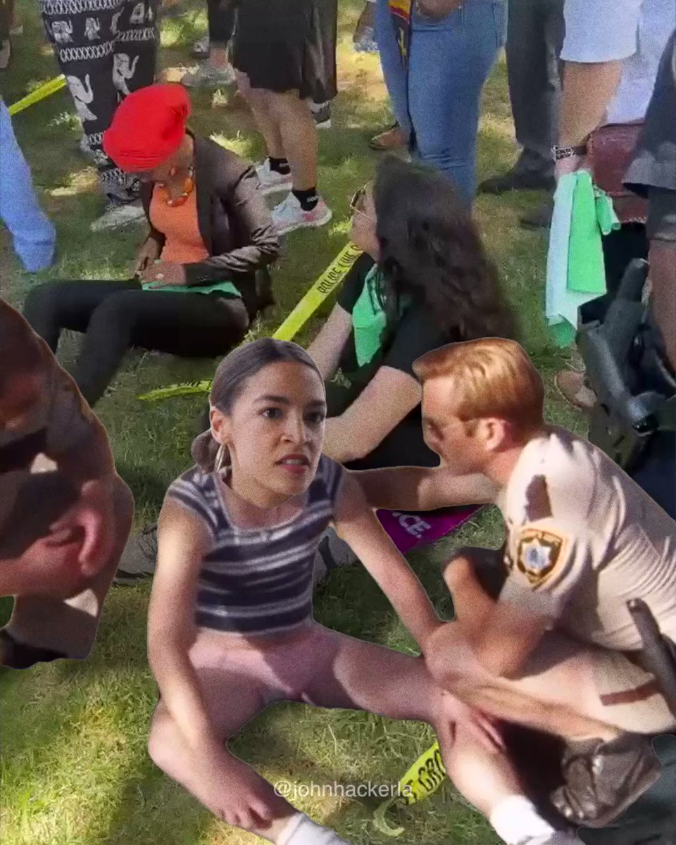 The Right To Bear Memes On Twitter Rt Johnhackerla Aoc Arrested Meme By Johnhackerla