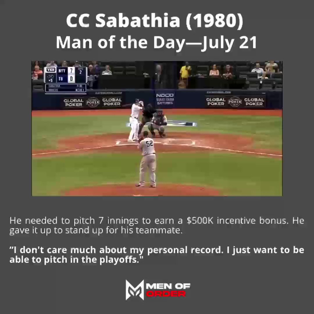 The Man of the Day was born on this day in 1980.

Happy Birthday, 