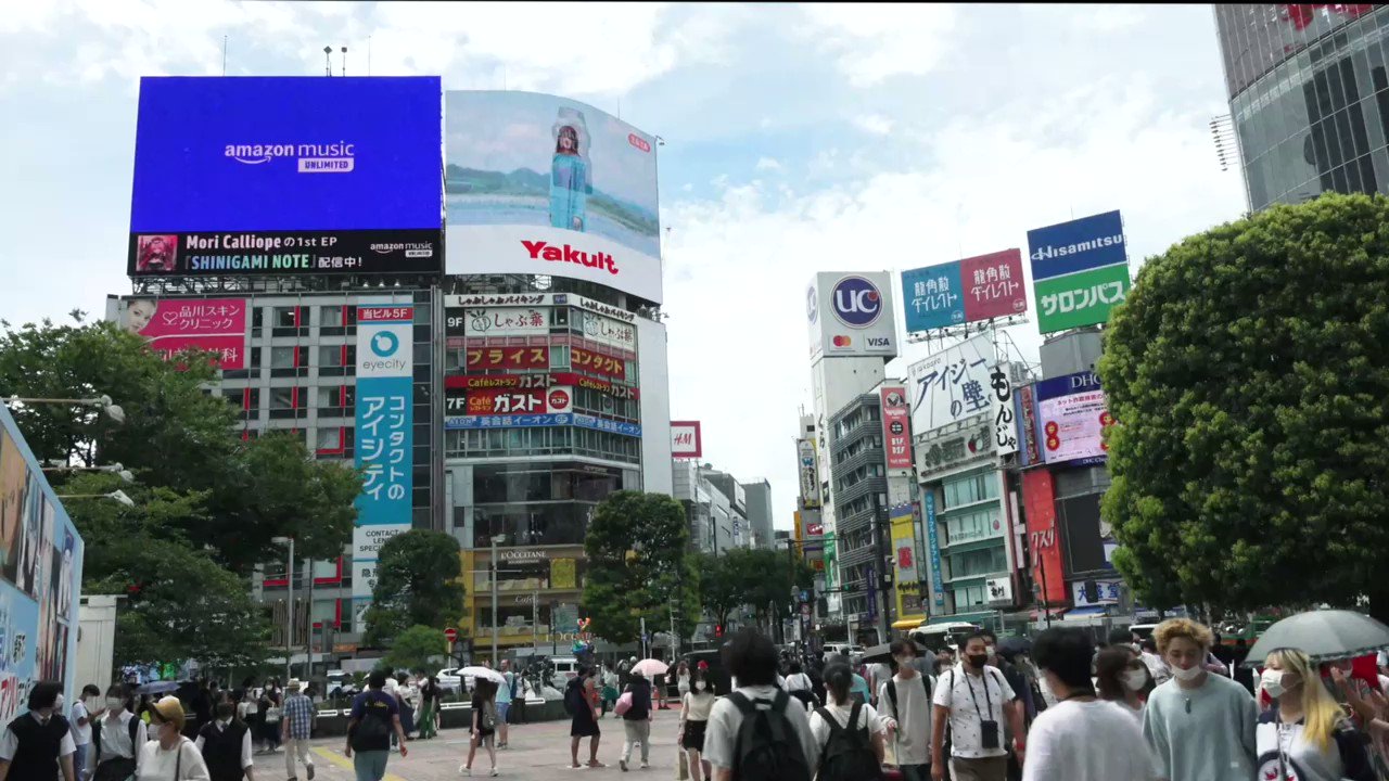 [Vtub] 出現在渋谷大型廣告的Calli