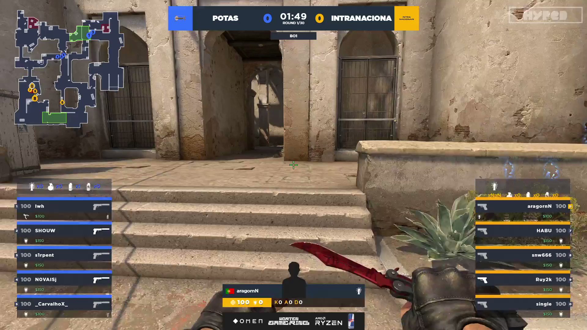 OMEN WGR Retake on Twitter "O Dust2 já está a ser jogado, com os 