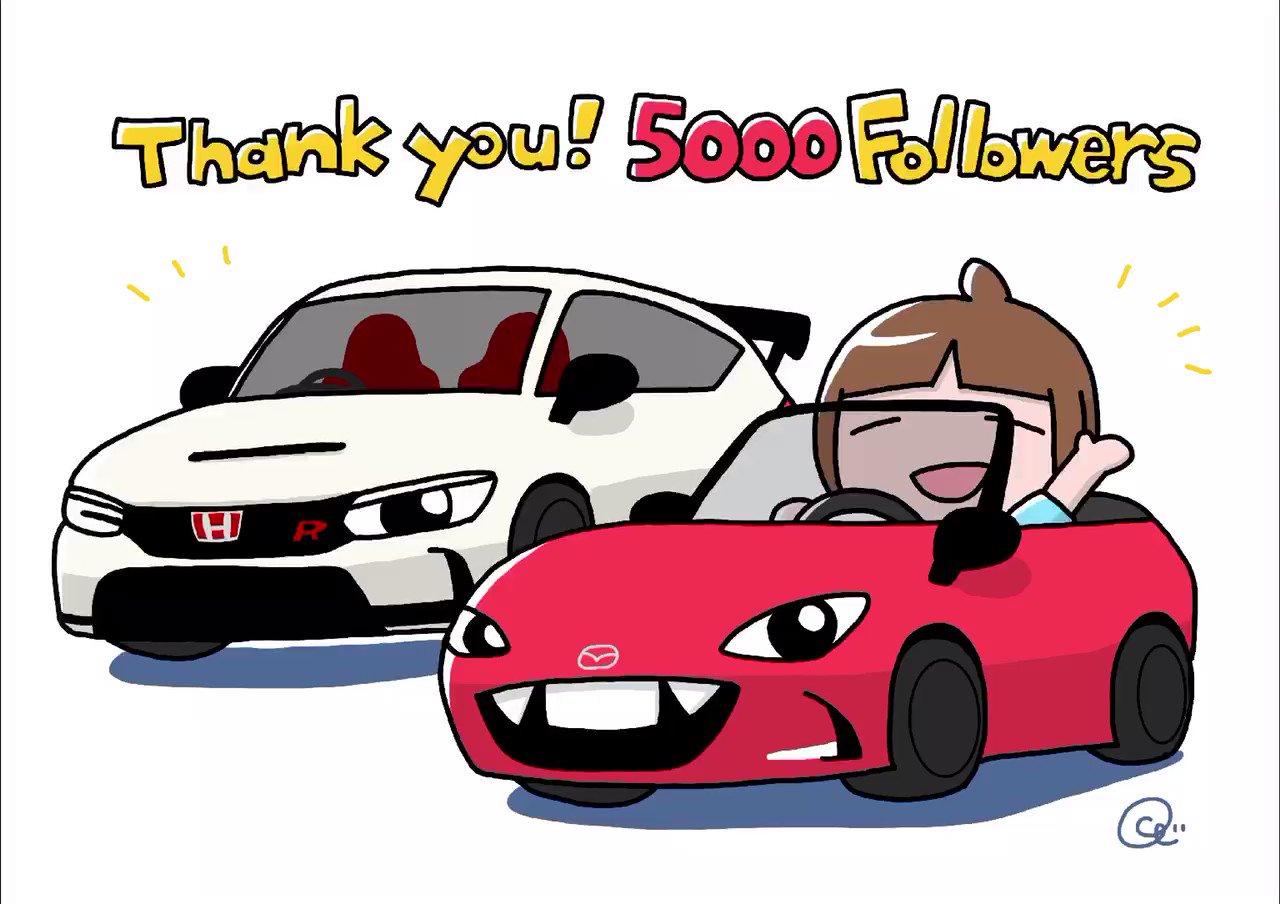 伊藤 梓 5000フォローありがとうございます 今はロードスターに乗っていて タイプrが来たら2台持ちの予定です 本業は自動車関連のライターで イラストも描いてます 趣味はf1観戦です どうぞよろしくお願いします T Co