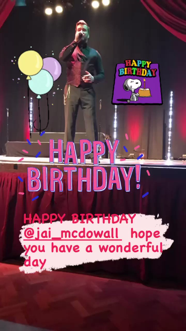 Happy birthday I hope you have a wonderful day xx 