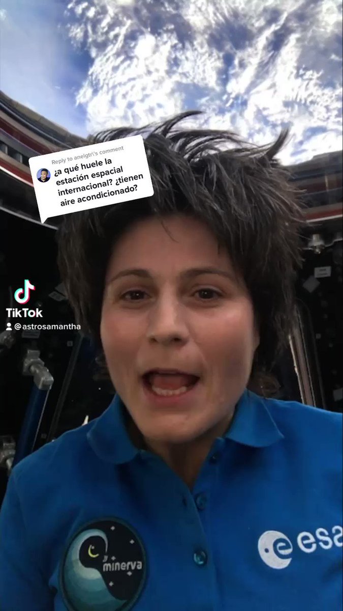 “How does it smell on Space Station?” 👃🏻AskMe MissionMinerva SpaceTok
