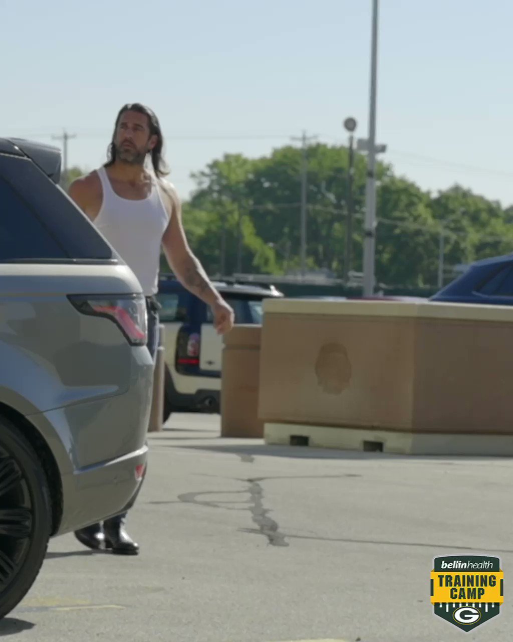 SportsCenter on X: 'Aaron Rodgers really showed up to training camp as Nick  Cage from Con Air 